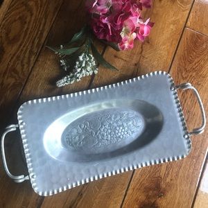 Vintage Cromwell Hand Wrought Tray with Handles